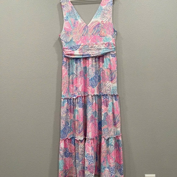 NWOT LILLY PULITZER Skylar Midi Dress - Picture 4 of 6